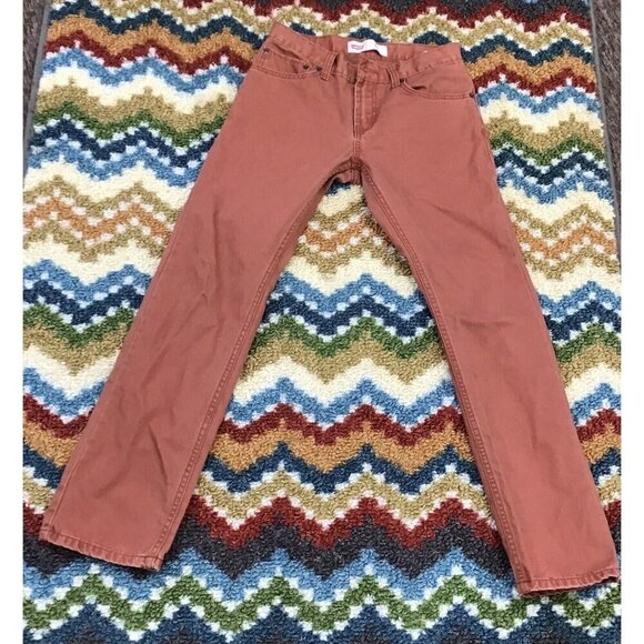 Childrens 16 Regular Rust Orange Levis - Picture 1 of 2